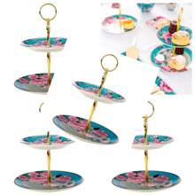 Maxwell And Williams Teas And C's Silk Road 2 Tiered Cake Stand Aqua Gift Boxed