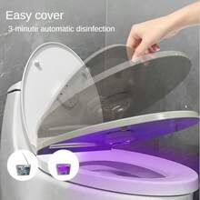 Intelligent Ultraviolet Toilet Disinfector. This Is An Efficient Germ-Killing And Odor-Eliminating Device Suitable For Use In Households, Public Toilets, And Offices. It Can Effectively Kill Germs And Eliminate Odors. - White - View 4