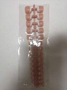 150 pezzi di punte per unghie gel quadrate corte, colori marrone/rosa/nude, 15 opzioni di misura, unghie finte corte francesi opache, adatte per decorazione unghie di dita dei piedi di donne e ragazze, forniture per unghie