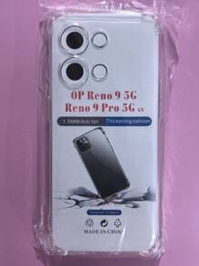 Transparent Four-Corner Anti-Fall Protective Case, Applicable For OPPO/OnePlus Series Smartphones, Transparent Four-Corner Anti-Fall Phone Case, Phone Case, Phone Protective Cover, Phone Shell, Phone Cover, Anti-Drop Phone Case, Transparent Phone Case, Minimalist Phone Case, Solid Color Phone Case, Transparent Phone Case, TPU Anti-Fall Phone Case (Military-Grade Anti-Drop)