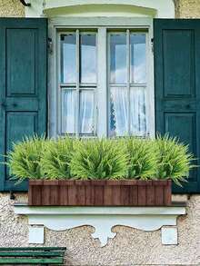 4/10pcs Artificial Fern Leaves + Ivy Christmas Decor Fake Green Plants Wall Wreath Party Backdrop Bedroom Decoration Garden Landscaping, Maintenance-Free