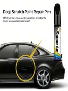 12ml彩色智能车漆修复笔 汽车补漆笔 车漆划痕修复笔 高品质深度修复汽车划痕 遮盖汽车污渍和划痕 操作简单快捷 汽车美容工具 让你的车焕然一新 (新旧版随机发货) - 彩色 - 查看 12