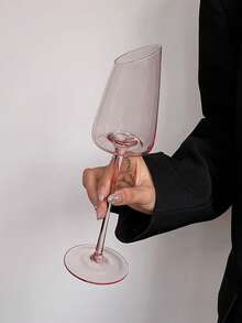 1 件法国限量版浪漫粉色香槟杯，高端起泡酒杯，复古高脚杯 - 粉色 - 查看 8