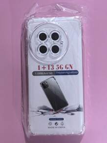 Transparent Four-Corner Anti-Fall Protective Case, Applicable For OPPO/OnePlus Series Smartphones, Transparent Four-Corner Anti-Fall Phone Case, Phone Case, Phone Protective Cover, Phone Shell, Phone Cover, Anti-Drop Phone Case, Transparent Phone Case, Minimalist Phone Case, Solid Color Phone Case, Transparent Phone Case, TPU Anti-Fall Phone Case (Military-Grade Anti-Drop)