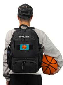 SEYATULLH Soccer & Basketball Sports Bag For Man With Ball Pump - Basketball Backpack With Separate Ball & Shoes Compartment, Soccer Basketball Football & Volleyball Bag With Large Capacity