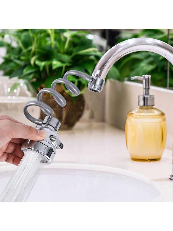 3-Mode Faucet Extender With Flexible Hose, Bathroom & Kitchen Sink Faucet Sprayer Attachment, Water Saving Bathtub Shower Head Extension