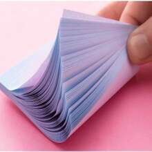 50张/本渐变色便签本,ins风夏日彩色便签,学生文具,办公学校用品,颜色随机 - 彩色 - 查看 7