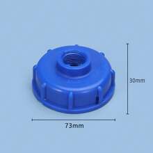 1 pieza de Conexiones para Tanque IBC, Tapón roscado grueso S60X6 a Adaptador conector de 1/2" 3/4" 1" - Negro - Ver 14