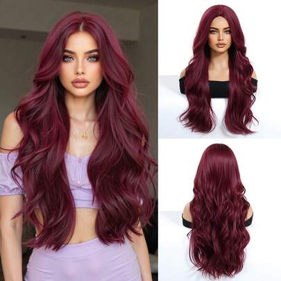 28 Inch Burgundy Lo…