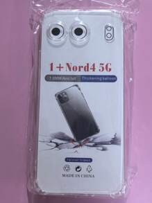 Transparent Four-Corner Anti-Fall Protective Case, Applicable For OPPO/OnePlus Series Smartphones, Transparent Four-Corner Anti-Fall Phone Case, Phone Case, Phone Protective Cover, Phone Shell, Phone Cover, Anti-Drop Phone Case, Transparent Phone Case, Minimalist Phone Case, Solid Color Phone Case, Transparent Phone Case, TPU Anti-Fall Phone Case (Military-Grade Anti-Drop)