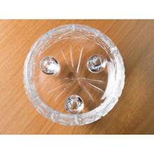 Glass - Hand Cut Crystal - Footed - 4" Diameter - For - Candies - Nuts - Chocolate - Small - Made In Europe - 1 - View 3