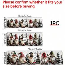 1 buc/90 buc Crăciun: Moș Crăciun și pomi de Crăciun imprimați robinet, covoraș de uscare absorbant de apă, covoraș retro pentru cafea, absorbant de apă cu uscare rapidă, covoraș de uscare absorbant de apă pentru toaletă și bucătărie pe bază de cauciuc, potrivit pentru robinete utilizate în birouri, ferme comerciale și case, decorațiuni decorative pentru bucătărie în magazine