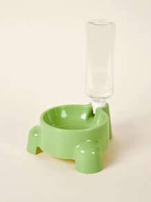 PETSIN 1 件适用于猫狗的自动宠物饮水器，全自动猫饮水器，配备大容量重力宠物饮水器，配有防滑支架和室内猫水碗，防滑、防倾倒、倾斜，适用于保护猫狗的颈部，无需电池 - 旅行和家庭使用的理想选择，让您的宠物保持水分充足！