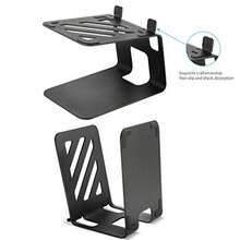 Desktop Speaker Stands With Vibration Absorption Pads Metal Speaker Stands Pair Support Up To 40lbs Bookshelf Speaker Stands For Better Audio Experience 7.09 X 5.51 X 5.12 Inch