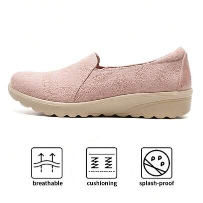 Skechers LOVELYVIBE Series Women Casual Slip-On Sneakers, Shock-Absorbing Leisure Sports Shoes, Item No. 158896-ROS