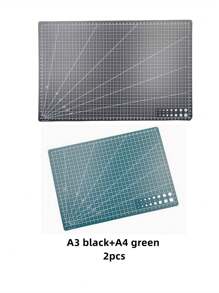 1/2 Piece A3/A4 Double-Sided Cutting Mat, Suitable For Cutting, Carving, Rubber Stamp, Engraving, Ruler, Colored Mat, Cutting Board, Paper Cutting