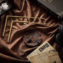 2pcs Retractable Prospecting Rods, Portable Pen-Shaped L-Shaped Prospecting Rods, Suitable For Ghost Hunting, Water Detecting, Treasure Hunting, Finding Buried Items, Etc. - Yellow - View 11