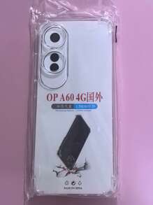 Transparent Four-Corner Anti-Fall Protective Case, Applicable For OPPO/OnePlus Series Smartphones, Transparent Four-Corner Anti-Fall Phone Case, Phone Case, Phone Protective Cover, Phone Shell, Phone Cover, Anti-Drop Phone Case, Transparent Phone Case, Minimalist Phone Case, Solid Color Phone Case, Transparent Phone Case, TPU Anti-Fall Phone Case (Military-Grade Anti-Drop)