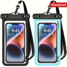1 Piece/Large Floating Waterproof Phone Bag, Can Hold All Your Phones, Suitable For Surfing, Tubing Trips, Beaches, Boating, Fishing, Swimming, Kayaking, Snorkeling, Cruising, Water Parks And Other Vacation Travel Essential Accessories, Suitable For Couples - Black - View 8