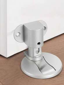 1 pieza Tope de puerta de acero inoxidable sin taladro, tope de puerta magnético antichoque fuerte, tope de puerta de piso de baño invisible, tope de puerta de mueble