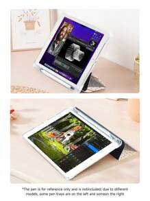 Husă pentru iPad cu tema "Pisicuță înotătoare" compatibilă cu iPad Air 4/5 10,9 inch, iPad 7/8/9 10,2 inch, slot încorporat pentru creion, compatibilă cu Samsung Tab S6 10,4 inch, Tab A7 Lite 8,7 inch, husă din piele în stil interior, cadou de Ziua Îndrăgostiților, cadou de Anul Nou