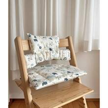 高脚椅坐垫与 Stokke Tripp Trapp Chiar 高脚椅内衬布套兼容，填充白色彩虹色 - 五彩的 - 查看 11