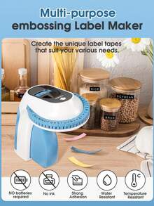 Phomemo E975 Embossed Label Maker, Vintage Embossed Portable Label Printer, Mini Embossed Label Maker (Includes 3 Rolls/6 Rolls Label Tapes), Suitable For Home, Office, Crafts And DIY, Gift Labels, 3D Label Maker (Clear And Readable Text), Mini Portable Label Maker (Label Tapes Have Waterproof, Wear-Resistant, Heat-Resistant, Oil-Resistant And Fade-Resistant Properties), Christmas Gift, Halloween Gift