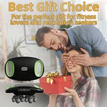 18 Head Massage Gun Deep Tissue With 9 Levels & 9 Modes, Professional Handheld Massage Gun, Electric Massager Tool For Legs, Arms, Waist, Back, Buttocks - Full Body Muscle Pain Relief, Ideal Gifts For Women, Men, Mom, And Dad