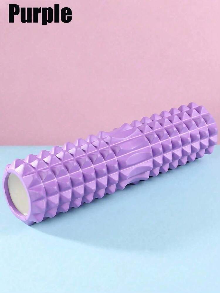 1 件粉色泡沫瑜伽按摩滚轮，用于肌肉放松和灵活性 - 纹理表面深层组织按摩，非常适合瑜伽、普拉提和健身运动，瑜伽配件 | 纹理滚轮 | 轻质滚轮，瑜伽配件 - 彩色 - 查看 10