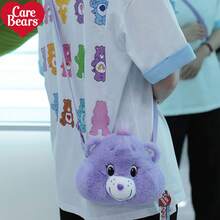 CARE BEARS Heart-Shaped Plush Shoulder Bag, Large Capacity Crossbody Bag, Fashionable And Versatile, Soft And Skin-Friendly, Comfortable To Carry - Suitable For Work, Study, Travel, Shopping And Storage, A Great Christmas Gift Choice. - 彩色 - 查看 17