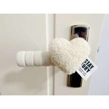 Herzförmige antistatische Türgriff-Abdeckung, Schlafzimmer Anti-Collision Baby Zimmer Dekoration