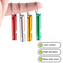 2PCS Fire Alarm Whistle - Special For Emergency Escape And Evacuation - Metal High-Frequency Survival And Distress Whistle - Children's Outdoor Survival Whistle