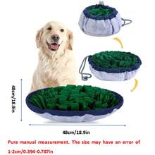 1 szt. mata węchowa dla zwierząt, zabawka do żerowania dla psów i kotów w pomieszczeniach, mata antystresowa i zabawka-puzzle, miska spowalniająca jedzenie 2 w 1 dla kotów i psów, zabawka wzbogacająca dla zwierząt