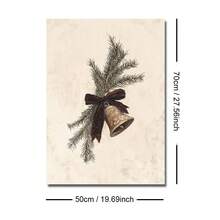 1pc Unframed Christmas Bell Bow Ribbon Vintage Poster Festival Rustic Wall Art Canvas Print Minimalist Winter Xmas Holiday Farmhouse Aesthetic Decor Retro Painting For Apartment,Living Room,Bedroom,Modern Home Decoration Christmas Decoration XMAS Decor Christmas Tree Gift Decor Thanksgiving Wedding Home Decor Home Decor Fall Decor Autumn Decor Birthday Decorations For Gifts Party Supplies Indoor Holiday Festival Decor Halloween Decor Wall Decor Halloween Ornaments Christmas Decoration XMAS Decor Christmas Tree Gift Decor Thanksgiving Wedding Home Decor Home Decor Fall Decor Autumn Decor Birthday Decorations For Gifts Party Supplies Indoor Holiday Festival Decor Halloween Decor Wall Decor Halloween Ornaments - Multicolor - View 10
