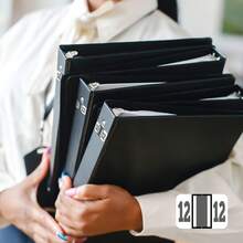 1set File Folder Labels, Self Adhesive File Folder Number Labels Rectangle File Folder Chart Labels Index Stickers Tabs Compatible With Office Supplies - Multicolor - View 1