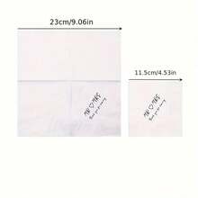 20pcs Slogan Graphic Disposable Napkin - White - View 5