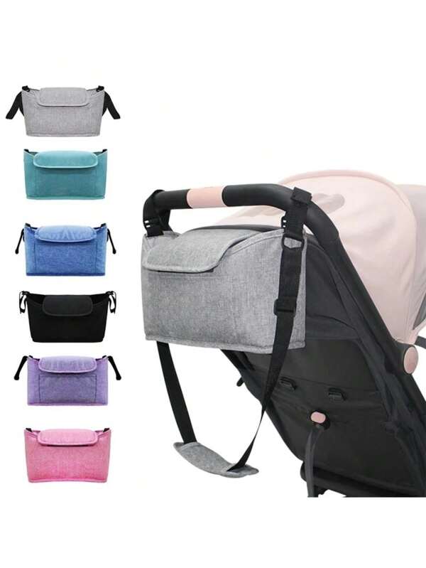 1pc Multi-Functional Baby Stroller Organizer Hanging Bag, Meets Various Storage Needs For Baby's Short-Distance Travel