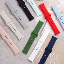 Smart Watch Soft Silicone Strap, Suitable For Hua Wei Fit3/Hua Wei Fit4 Reversing Adjustable Replacement Strap, Solid Color Exquisite Watch Strap, Perfect Choice For Gifts And Daily Wear