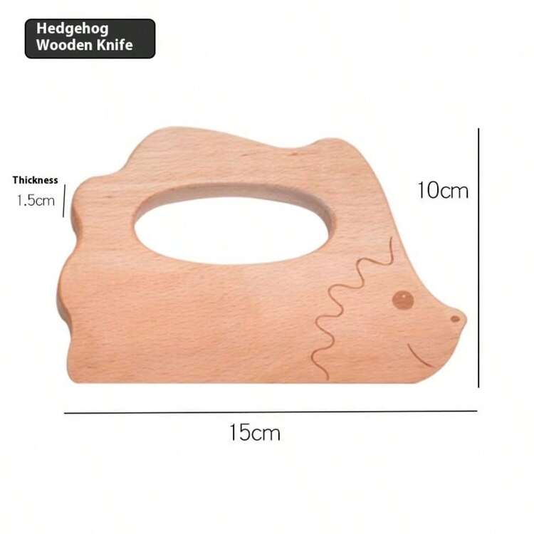 木制儿童刀烹饪玩具仿真刀切水果蔬菜儿童厨房过家家玩具蒙特梭利教育 - 廚房木刀 - 查看 3