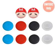 2PCS Switch2 Joy-Con Joystick Caps Button Caps Compatible With Switch2, Silicone Thumb Cap Game Joycon Button Cap Direction Rod Accessories, Best Gift Compatible With Switch2 Players - Multicolor - View 2