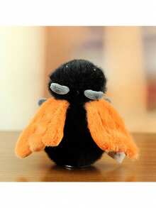 Realistic Insect Series Plush Toys - Spider, Caterpillar, Bee, Snail, Ladybug And Moth Keychain Backpack Mini Pendant - Multicolor - View 8