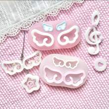 Silicone Mold For Resin Casting, Wings & Tree Design Resin Liquid Mold, Resin Keychain Mold Accessories - White - View 1