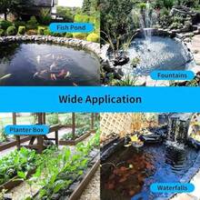HDPE UV Resistant Garden Pond Liner 7x10ft 14.5Mil Thickness For Fish Ponds Streams Fountains And Waterfall