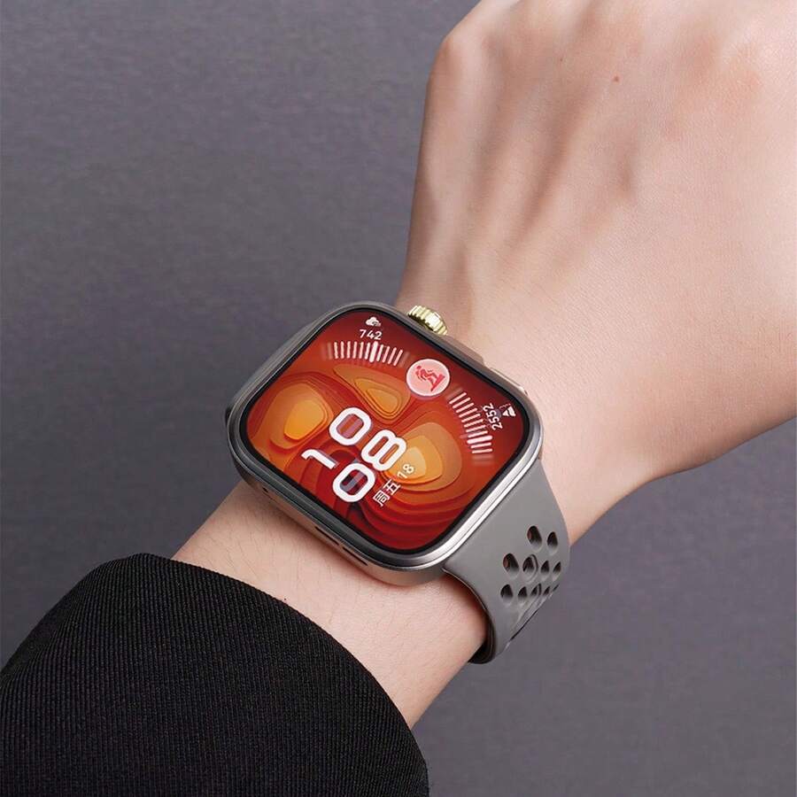 运动透气硅胶表带兼容 WATCH FIT 4 Pro FIT4 腕带兼容 WATCH FIT 3 手链带配件 - Fit3/Fit4/Fit4 Pro - 查看 1