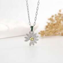 新款小雏菊纯银项链轻奢小众ins风设计精致简约高端锁骨链