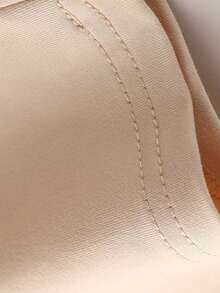 女童简约日出图案套头圆领T恤，休闲夏秋新款少女服装 - 杏色 - 查看 6