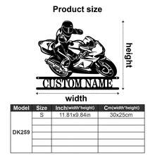1pc Customizable Motorcycle Rider Metal Mural - Personalized Motorcycle Logo Decoration - Art Style Reusable Decorative Metal Mural - Suitable For Porch, Courtyard, Garden, Office, Negotiation Room, Birthday Gift, Graduation Gift, Perfect Gift For Motorcycle Enthusiasts - Multicolor - View 15