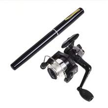 2pcs/Set Pen-Style Fishing Rod & Spinning Reel, Portable Pocket Ice Fishing Rod, Sea Fishing Rod, Fishing Tackle, Lure Fishing Gear - Multicolor - View 10