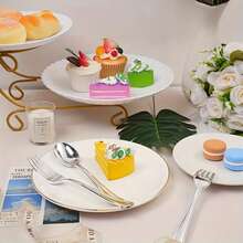 300/150/100/75/50/25pcs/Set Silver Cake/Salad Knife/Spoon/Fork, Reusable And Washable, Suitable For Christmas, Parties, Outdoor Events, Family Gatherings, Weddings, Festivals, Cake And Salad Utensil Set