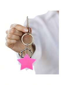 Reflective Star & Heart Ornaments - Christmas Decor Home & Party Supplies, Ideal Christmas Gifts, Wedding & Party Decorations, Keychain Bag Charm